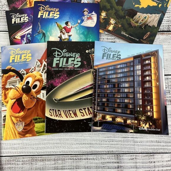 Lot of 16 Disney Files Magazine Disney Vacation Club DVC Walt Disney World - Picture 5 of 9